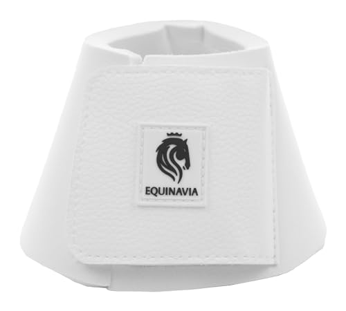 Equinavia Toki Hufglocken für Pferde | Neopren Hufglocken - Weiß - XL von Equinavia