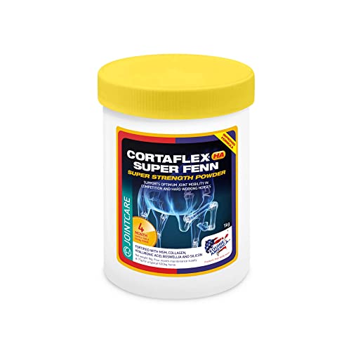 Cortaflex Equine America HA Super Fenn Superstärke Pulver | Premium gebrauchsfertiger Ernährungszusatz für Pferd und Pony | Unterstützt optimale Gelenkerholung und Mobilität | 1kg von Equine America UK