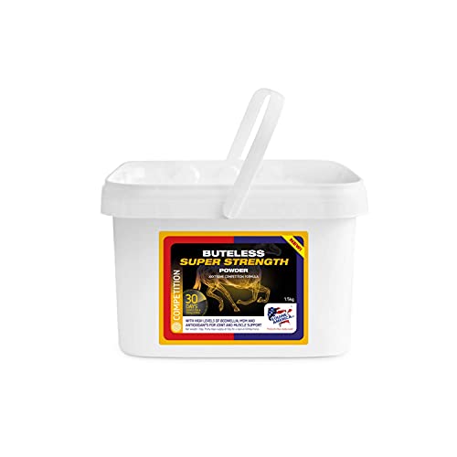 Equine America Buteless Super Stärke Pulver | Premium gebrauchsfertiger Ernährungszusatz für Pferd und Pony | Unterstützung der Gelenke und Mobilität |1.5Kg von Equine America UK