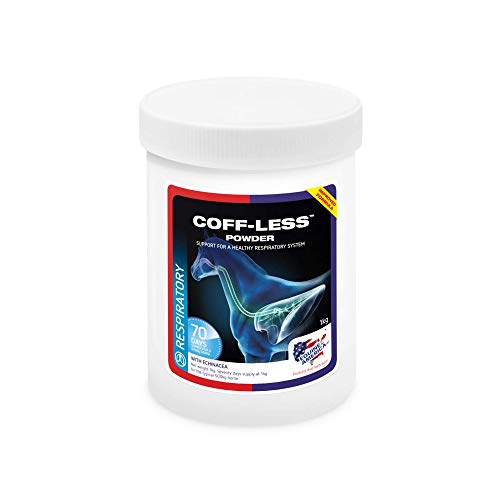 Equine America Coff-Less Pulver | Premium gebrauchsfertiger Ernährungszusatz für Pferde | Für gesunde Atemwege | 1Kg von Equine America UK