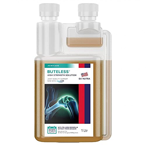 Equine America Nutra Buteless | Premium gebrauchsfertiger Ernährungszusatz für Pferde und Ponys | Unterstützung für Gelenke und Mobilität 5 Liter von Equine America UK