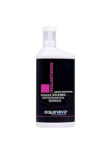 Equinova® HYALATHRON Liquid | Ergänzungsfuttermittel für Pferde | ADMR-konform | Unterstützung des Bewegungsapparates | mit Hyaluronsäure | 1 l von Equinova