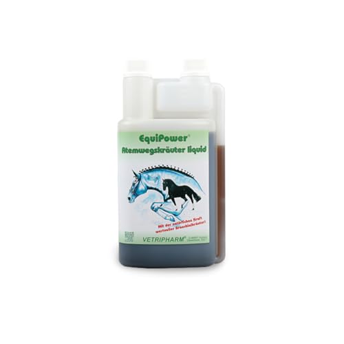 Equipower Atemwegskräuter Liquid - Ergänzungsfuttermittel für Pferde 1000ml von Equipower