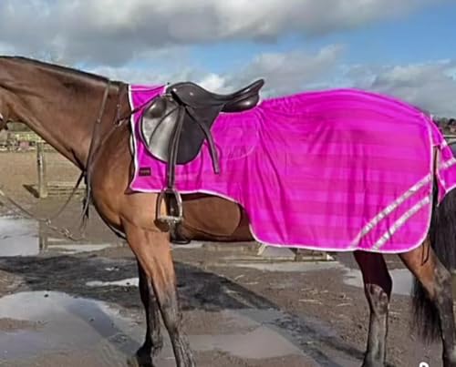 Equipride Reflex Hind Übungstuch / Sattellücke / Pony, Neon-Pink von Equipride