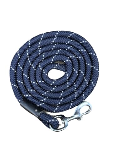 Pferdeführstrick für Halfter, reflektierend, Länge 2 Meter, 7 erstaunliche Farben (Marineblau) von Equipride