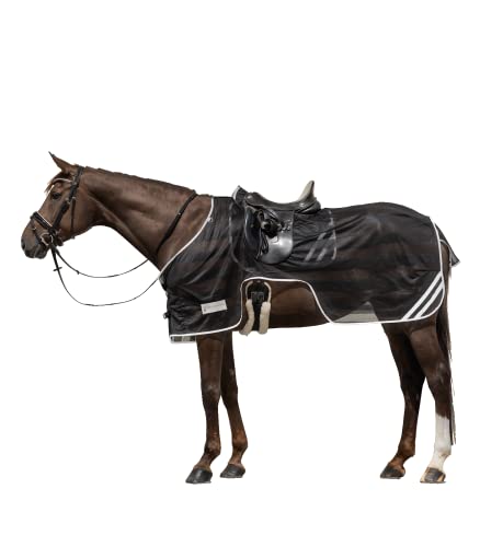 Reflex Übungslaken Reitteppich mit Sattelschnitt Größe 125 cm - 145 cm (125 cm) von Equipride