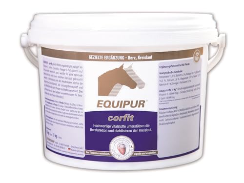 EQUIPUR - corfit - Ergänzungsfutter für Pferde 3kg von Equipur