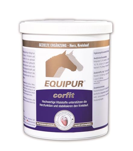 EQUIPUR corfit 1 kg | Hochwertige Vitalstoffe unterstützen die Herzfunktion und stabilisieren den Kreislauf des Pferdes von Equipur