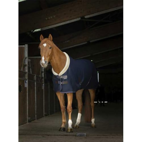 Equithème Teddy Mesh Stalldecke - Marineblau von Equithème