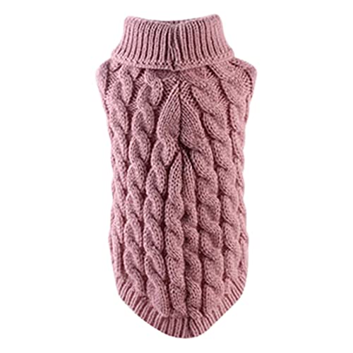 EraAja Stock Show Haustierbeine Gelenkwärmer Winterwarme Knieschützer für Haustiergelenke Atmungsaktive, weiche, Bequeme Strickwaren Hundedaunenmantel (Watermelon Red, XL) von EraAja