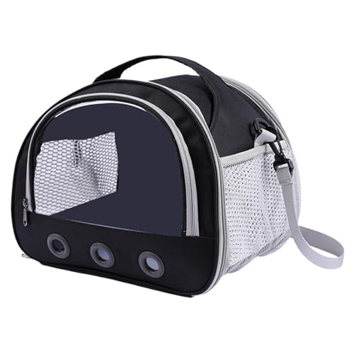 Erconsso Hamster-Tragetasche, tragbare Tasche für Kleintiere, transparente Hamster-Tragetasche, für Reisen, Wandern, Spazierengehen, Outdoor von Erconsso