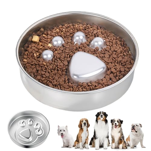 Erconsso Hund Slow Feeder | Hundenapf Mit Verlangsamter Futteraufnahme | Interaktiver Futterspender Für Große & Kleine Hunde Zur Blähungsvorbeugung Mit Labyrinth-Design Erconsso Hund Slow Feeder | Hundenapf Mit Verlangsamter Futteraufnahme | Interaktiver Futterspender Für Große & Kleine Hunde Zur Blähungsvorbeugung Mit Labyrinth-Design von Erconsso