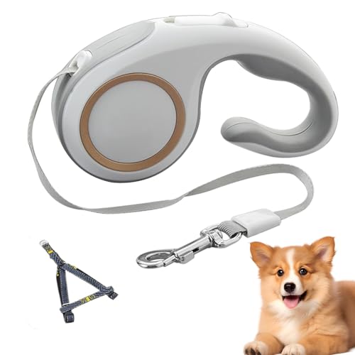 Erconsso Hunde Blei Retraktierbar, Hunde Retractable Blei - Reflektierende Haustierleiter,Reflektierendes Welpe-Wanderseil mit einem Rutschgriff zum, zum Haustier-Jogging-Traktionswerkzeug von Erconsso