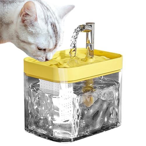 Erconsso Katzenbrunnen zum Trinken | Automatischer Katzenbrunnenspender, Haustierbrunnen Wassernapf, Hundetrinkspender für kleine, mittelgroße Katzen und Haustiere von Erconsso