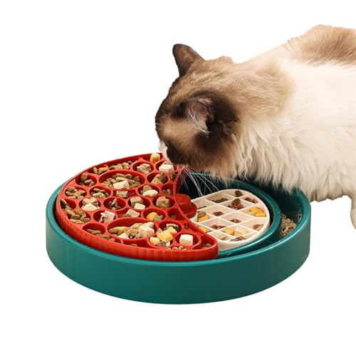 Erconsso Verlangsamter Fressnapf Für Hunde - Futter Napf Mit Labyrinth Puzzle - Interaktiver Dreh-Spielnapf Für Stressreduktion Und Gesunde Ernährung Erconsso Verlangsamter Fressnapf Für Hunde - Futter Napf Mit Labyrinth Puzzle - Interaktiver Dreh-Spielnapf Für Stressreduktion Und Gesunde Ernährung von Erconsso