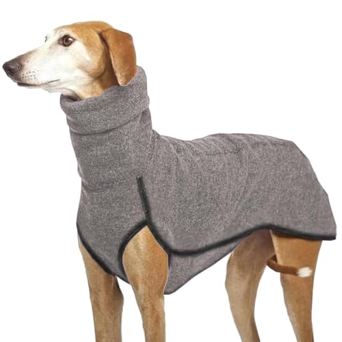 Greyhounds Fleece-Pullover, Windhunde, Rollkragen-Shirt, Welpen, Whippet, Pullover, Mantel, Winter, Whippet, warmes Sweatshirt für kleine bis große Hunde von Erconsso