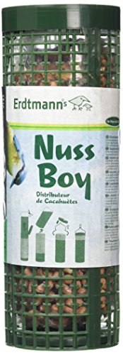 ERDTMANNS - Nussboy, Futterspender inkl. Erdnüssen 500g für Wildvögel von Erdtmann's