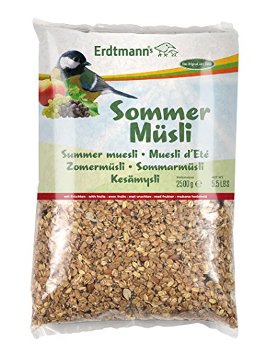 ERDTMANNS - Sommermüsli für Wildvögel 6 x 2,5 kg | 6er Pack von Erdtmanns