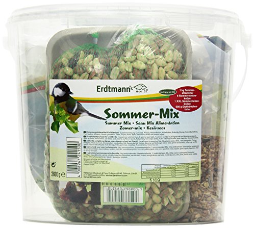 Erdtmanns Sommer-Mix im Plastikeimer, 1er Pack (1 x 2.6 kg) von Erdtmanns