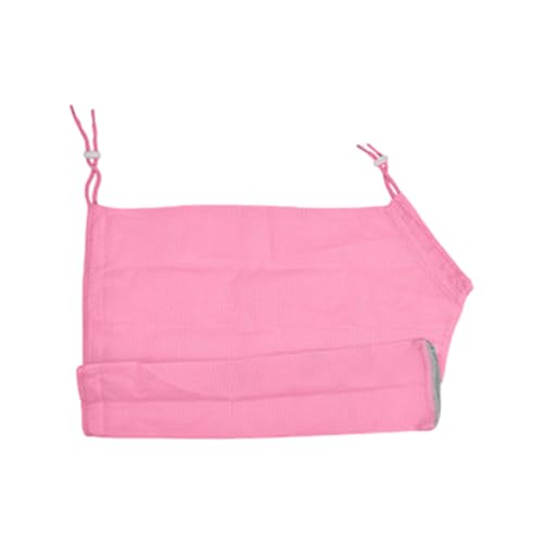 Katzenbadetasche, verstellbare Duschnetztasche Anti-Bissschutz, Katzenbadkäfig, atmungsaktive Fessel, Duschtasche, Haustierpflege-Zubehör zum Baden, Körperpflege (Rosa) von Erice