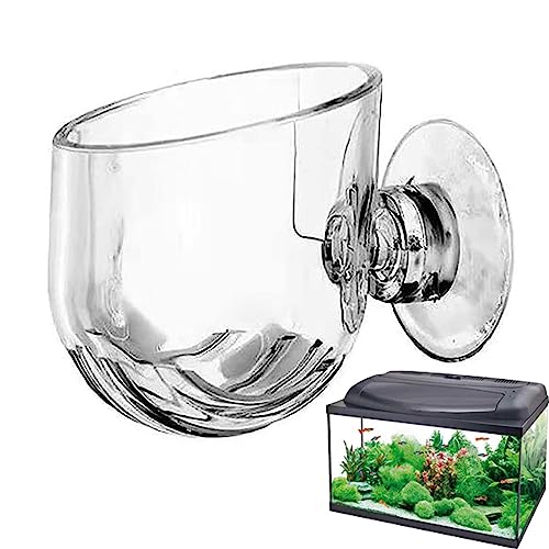 Eleg Acrylbecher für Wasserpflanzen, transparenter Becher für Wasserpflanzen, Blumentopf für Aquarienpflanzen, mit Saugnäpfen, Dekorationswerkzeug von EsEico