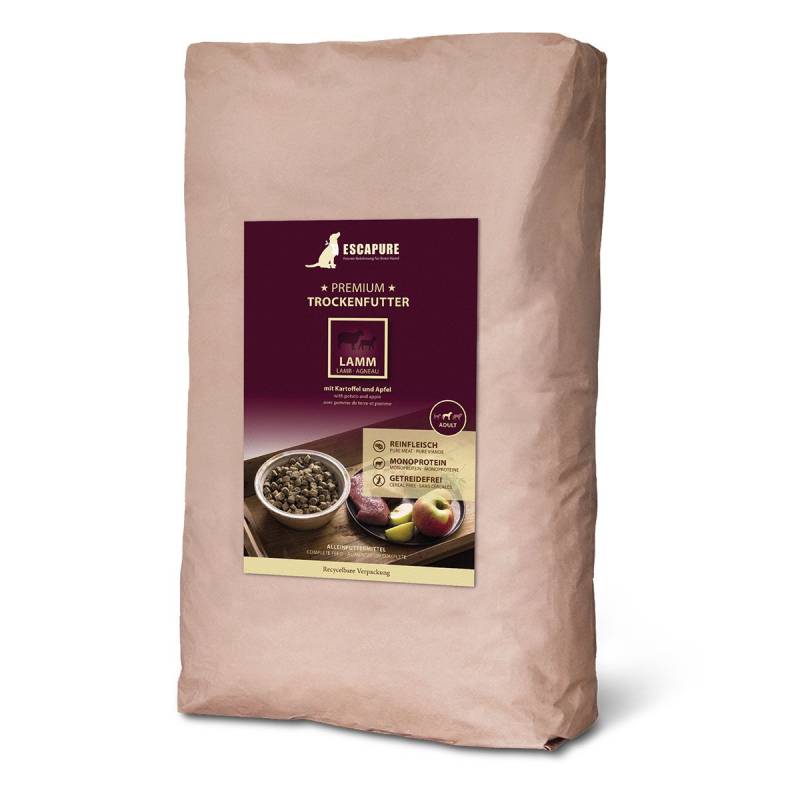 ESCAPURE Lamm Premium Trockenfutter 2x12kg von Escapure