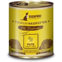 ESCAPURE Nassfutter Hund Adult Pute 6x800 g von Escapure