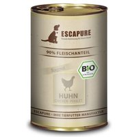 ESCAPURE Nassfutter Hund Bio Adult Huhn 6x400 g von Escapure