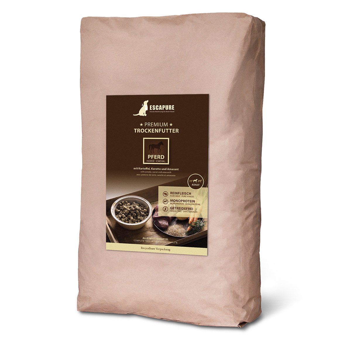 ESCAPURE Pferd Premium Trockenfutter 12kg von Escapure