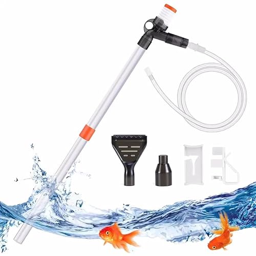 Esenlong Aquarium Wasserwechsler Mulmsauger, Aquarium Kiesreiniger Staubsauger Kit Reinigung Sand Filter, Kies Reiniger Siphon Staubsauger für schnellen Aquarium Wasserwechsel, Sandwaschung von Esenlong