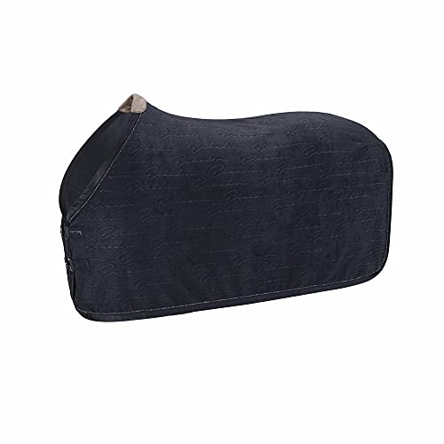 Eskadron Abschwitzdecke Fleece Stamp mit Glossy - Einfassung Größe XXL, Farbe darknavy von Eskadron