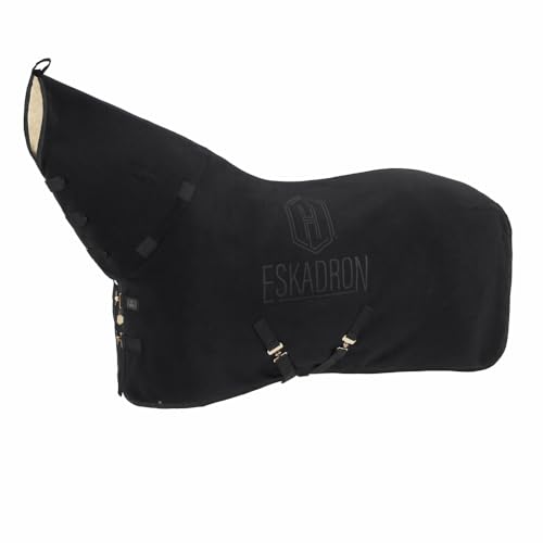 Eskadron Heritage Polarfleece High-Neck Abschwitzdecke in Black, Größe:M - 135cm von Eskadron