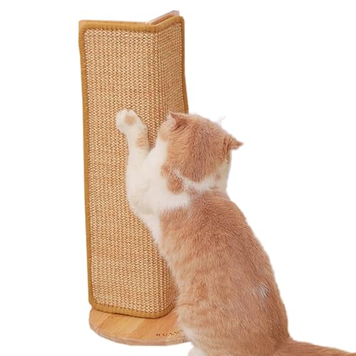 Katzen-Wandkratzer, Kratzmatte für Katzen - Sisal-Wandecken-Kratzunterlage,Verschleißfeste Kratzmatte für Haustiere, Möbelschutz-Kratzunterlage zum Schleifen von Krallen von Esncddym