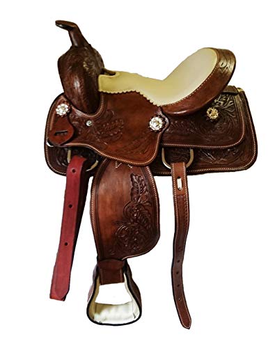 Esposita Westernsattel Set Texas Kids für Shetty und Pony, echtes Leder 12" von Esposita