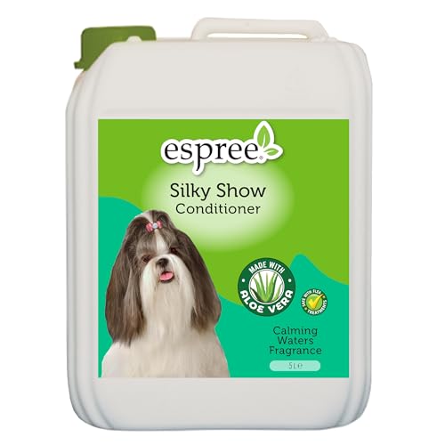 Espree Natürlich Seidenschau Conditioner für Hunde mit natürlichem Distelöl & Seidenprotein 5000ml Conditioner von Espree