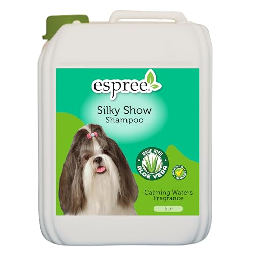 Espree Silky Show Shampoo für Hunde mit natürlichem Färberdistelöl und Seidenprotein 5000ml von Espree