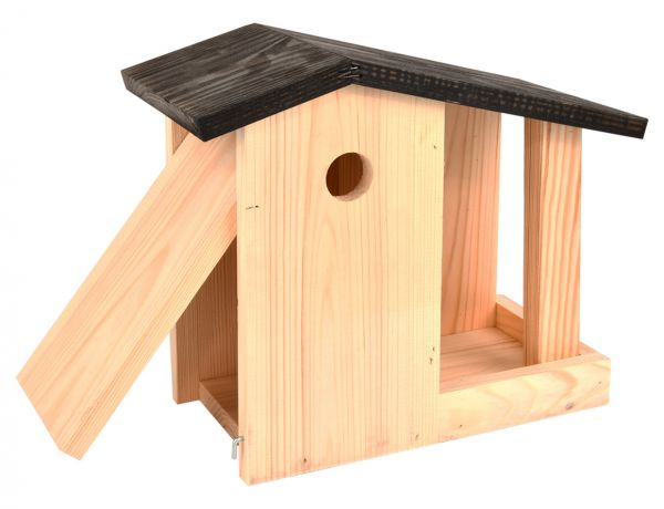 Esschert Design Futter-Vogelhaus Kombi 2in1, Nistkasten mit Futters... von Esschert Design