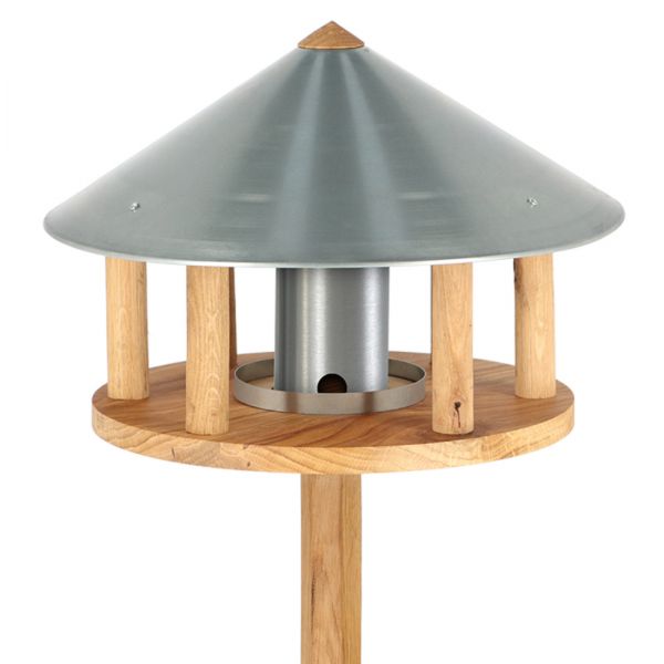 Esschert Design Futterhaus Eiche, mit Standfuß und Silo, verzinktes... Esschert Design Futterhaus Eiche, mit Standfuß und Silo, verzinktes... von Esschert Design