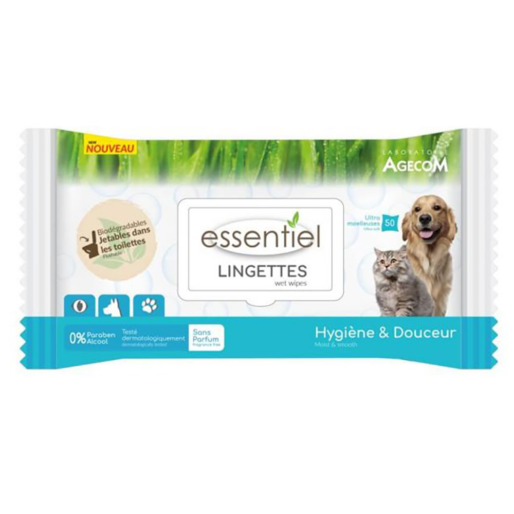 Essentiel Unscented Wipes - 2 x 50 Stück Essentiel Unscented Wipes - 2 x 50 Stück von Essentiel