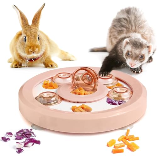 Esshogo Meerschweinchen Spielzeug, Hamster ZubehöR, Hund Slow Food Schale, Saugnapf Anti Bewegung Pet Feeder, hält den Geist des Haustiers aktiv und WAC von Esshogo