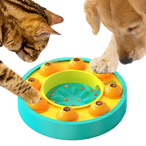 Etechydra Hundepuzzle Slow Feeder Spielzeug, Interaktives Hunde Puzzle Spielzeug für Hunde Katzen, Kleine Mittlere Schüssel für IQ-Training & Geistige Bereicherung, Hund Leckerli Spender Puzzle von Etechydra