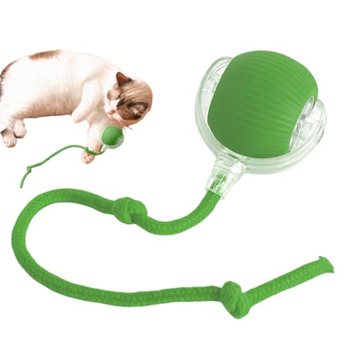 Eteslot Smart Cat Toy Ball Interactive Rolling Ball for Cat Dog, Elektrisch Interaktives Katzenspielzeug, Katzensprint Spielzeug, Selbstrollender Ball Für Katzen, Automatisches Katzenspielzeug von Eteslot