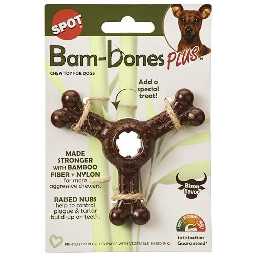 Ethical Products Spot Bambus + Triple Chew Bison 10,2 cm von SPOT