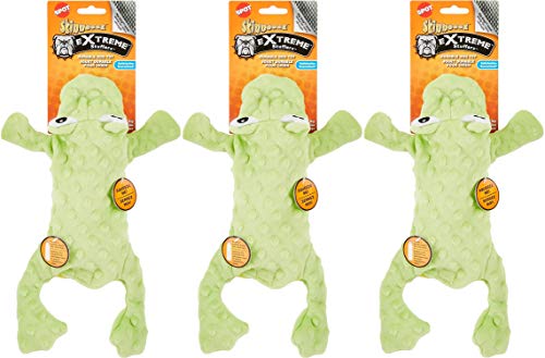 Ethical Pets 3 Stück Skinneez Extreme Stuffer Frosch Hundespielzeug, 45,7 cm von Ethical