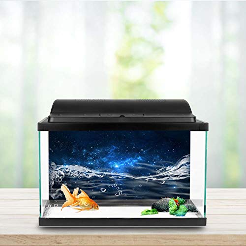 Eujgoov Aquarium-Poster, Aquarium-Poster, Aquarium-Poster, Hintergrund, PVC-Klebstoff, Sternenhimmel-Dekoration, Papier-Aufkleber (76 * 46cm) von Eujgoov