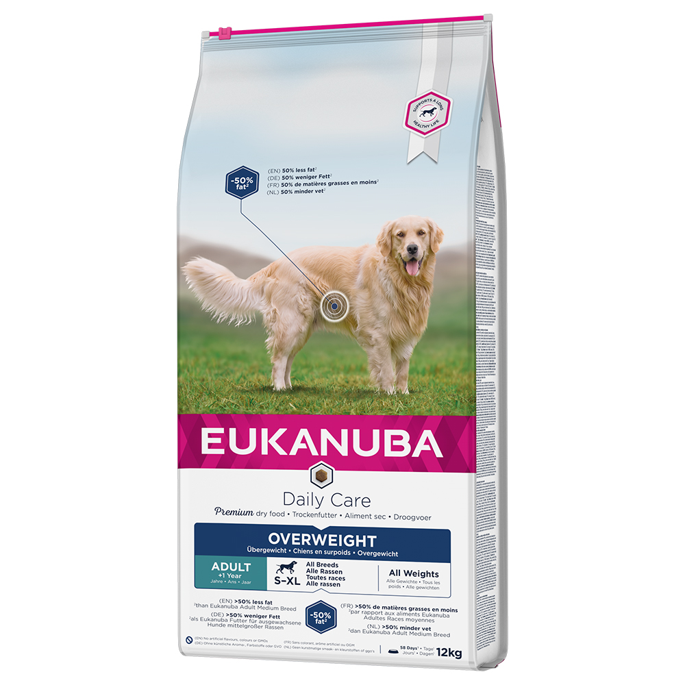 12 kg / 15 kg Eukanuba Daily Care zum Sonderpreis! - 12 kg Overweight Adult von Eukanuba