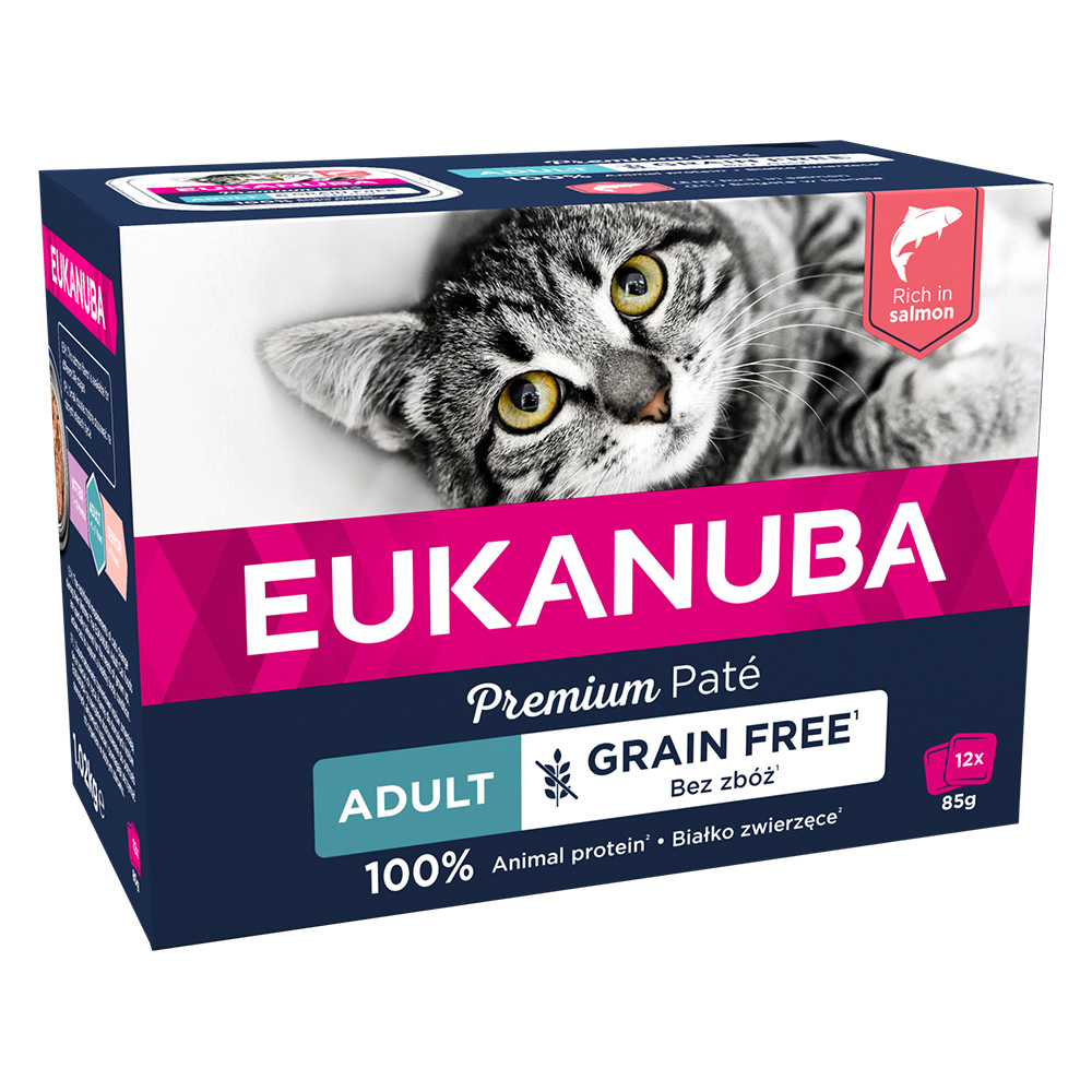 20 + 4 gratis! 24 x 85 g Eukanuba Getreidefrei - Adult Lachs von Eukanuba