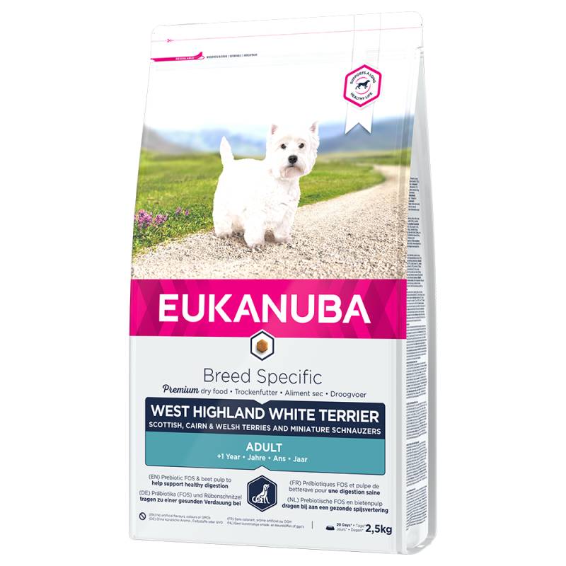 Eukanuba Adult Breed Specific zum Sonderpreis! - 2,5 kg West Highland White Terrier von Eukanuba