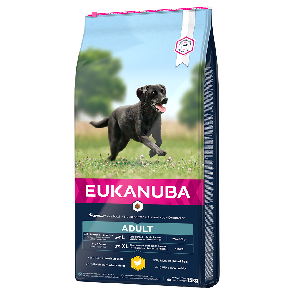 Eukanuba Adult Large Breed Huhn Hundefutter - Sparpaket: 2 x 15 kg von Eukanuba