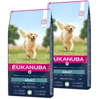 EUKANUBA Trockenfutter Hund Large Breed Adult, Lamm & Reis 2x12 kg von EUKANUBA